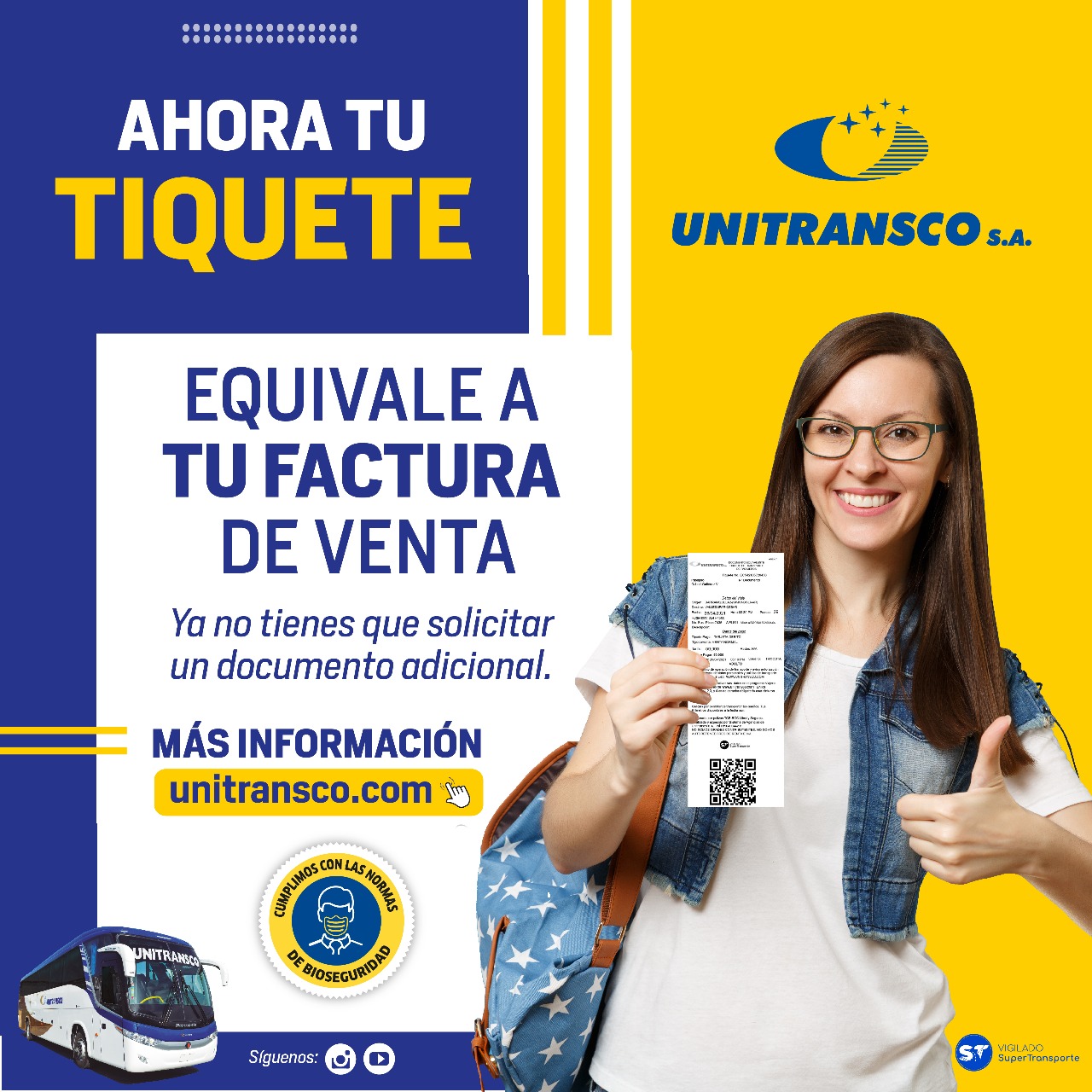 Ahora tu equivale a tu de venta | Pasajes | Tiquetes | Unitransco | Colombia